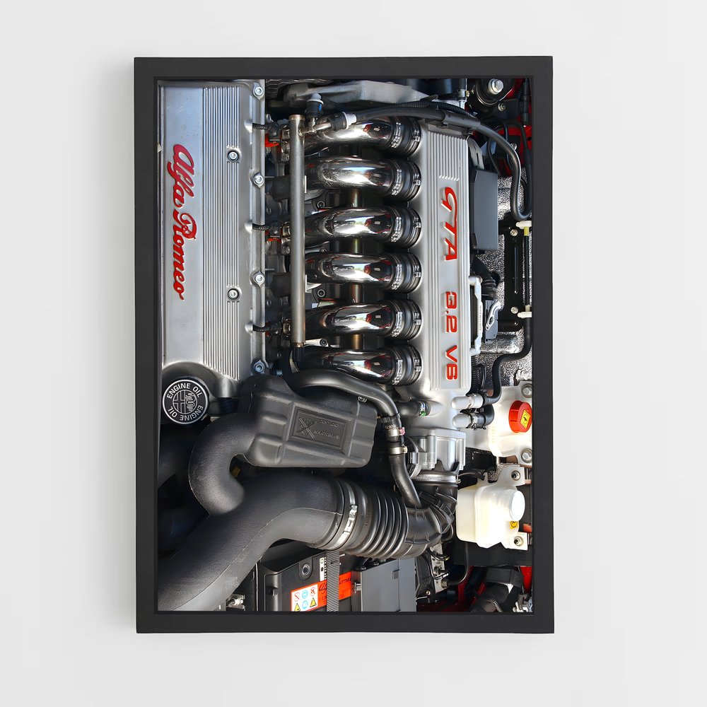 Poster Red Revolutions – affiche Alfa Romeo (vue 2)